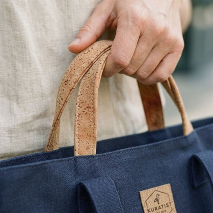 DEERN Totepack - Taschen - Evening Blue Cork - Kuratist