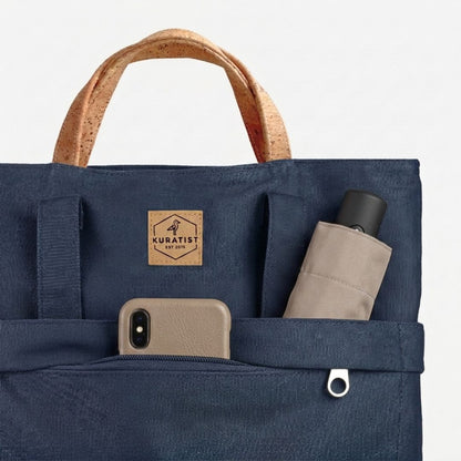 DEERN Totepack - Taschen - Evening Blue Cork - Kuratist