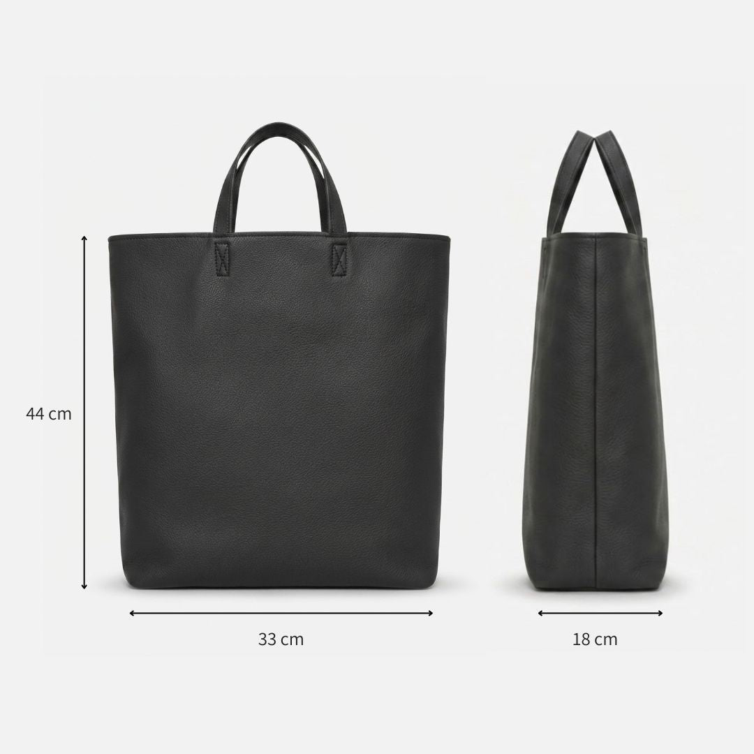 ELIN XXL Shopper mit Laptopfach, Vegan - Taschen - Vegan Black - Kuratist