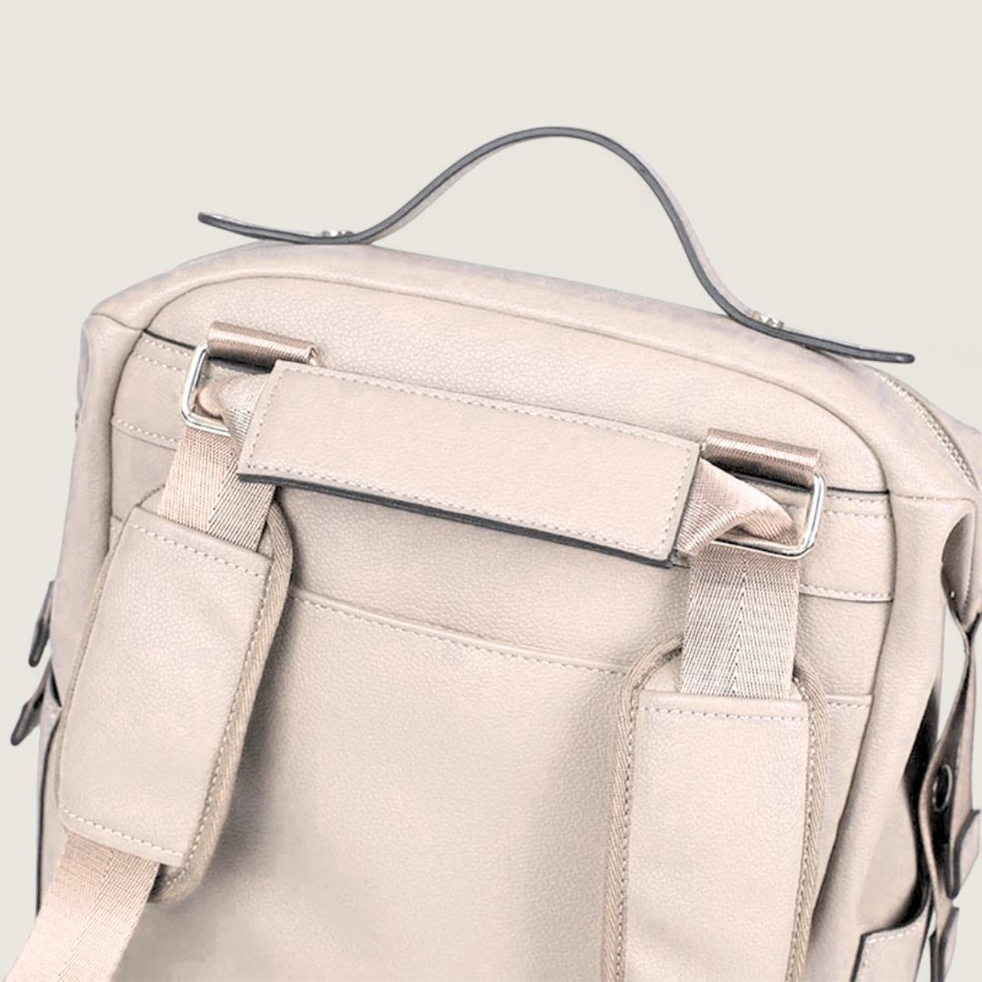 FENJA Multifunktionale Wickeltasche aus veganem Leder - Taschen - Ecru - Kuratist