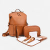 FENJA Multifunktionale Wickeltasche aus veganem Leder - Taschen - Caramel - Kuratist