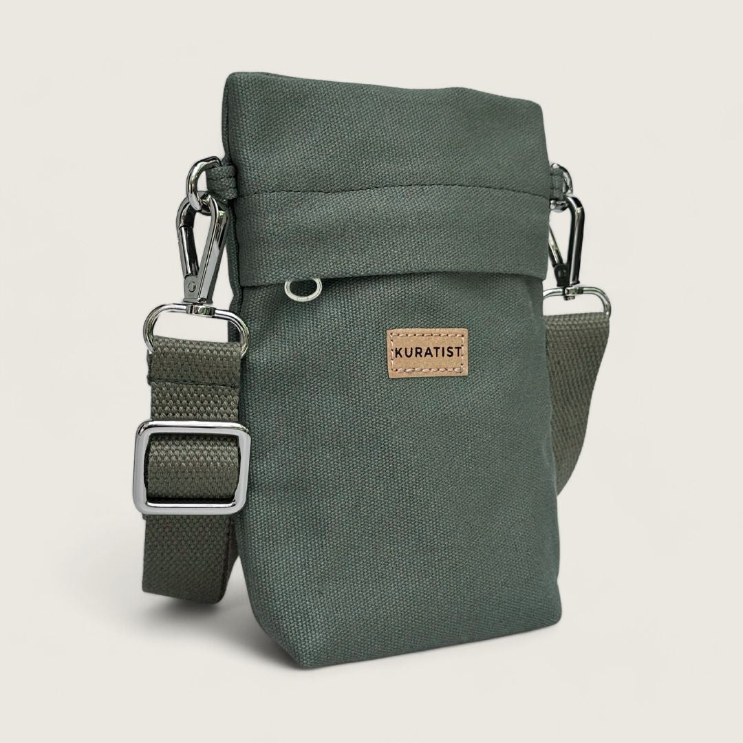GRETJE MINI Handy Umhängetasche - Umhängetaschen - Pine - Kuratist