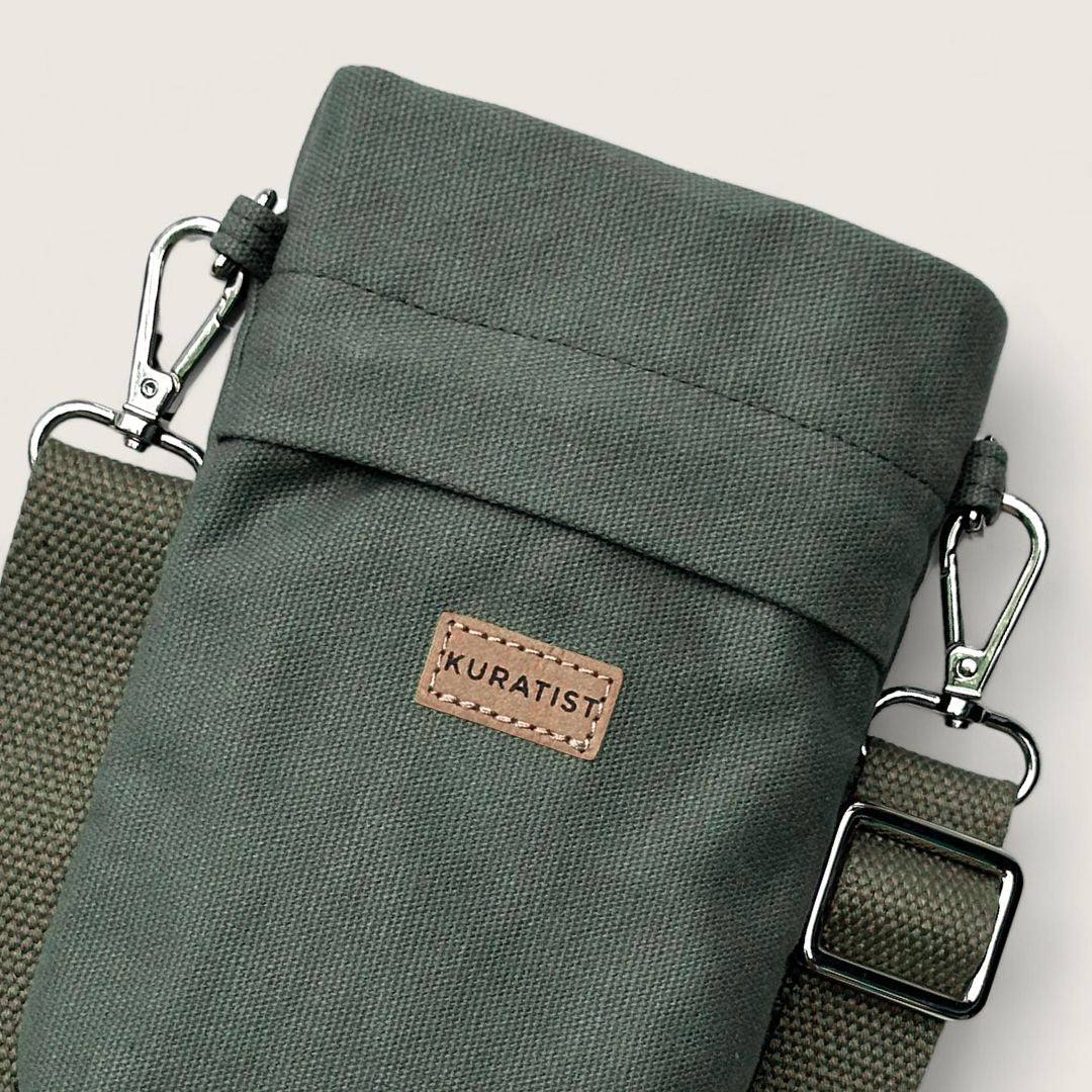 GRETJE MINI Handy Umhängetasche - Umhängetaschen - Pine - Kuratist