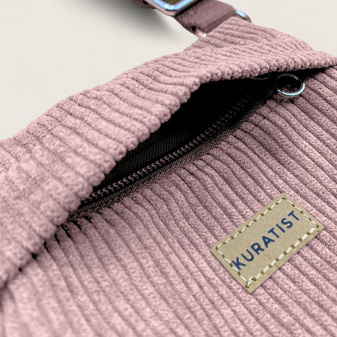 GRETJE MINI Handy Umhängetasche - Umhängetaschen - Cord Ash Rose - Kuratist