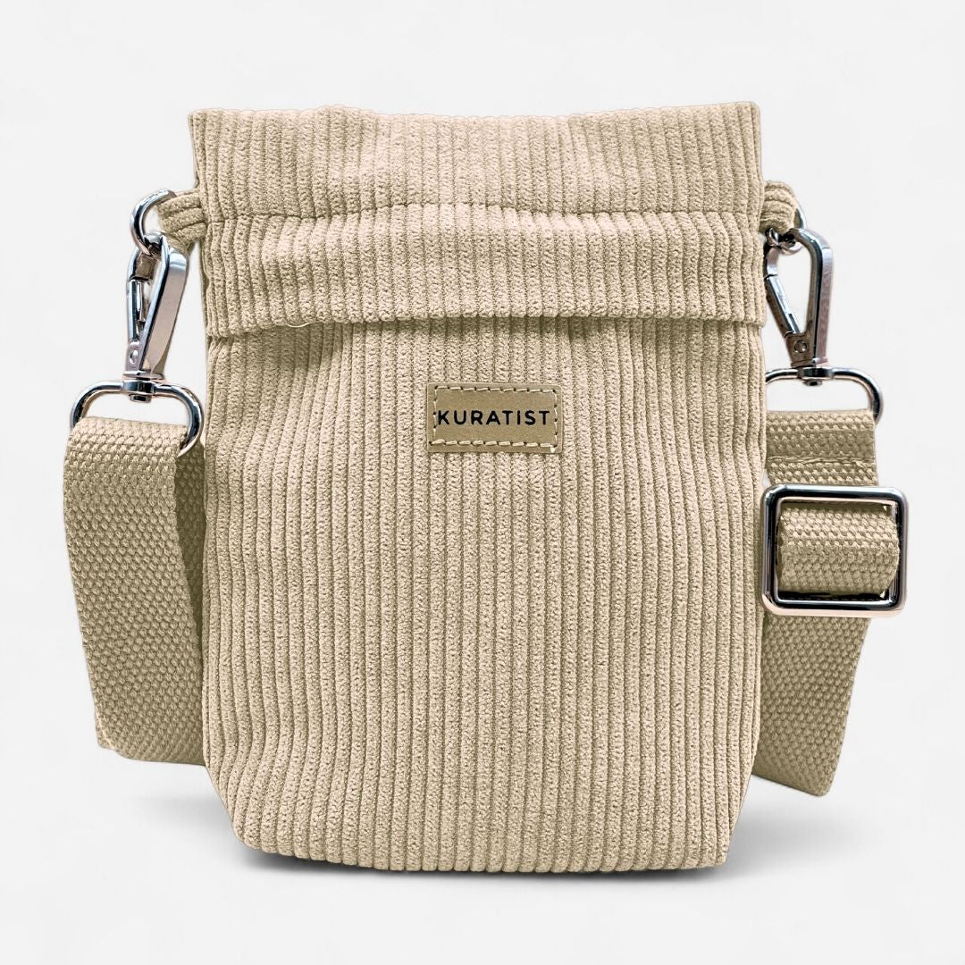 GRETJE MINI Handy Umhängetasche - Umhängetaschen - Linen Sand - Kuratist