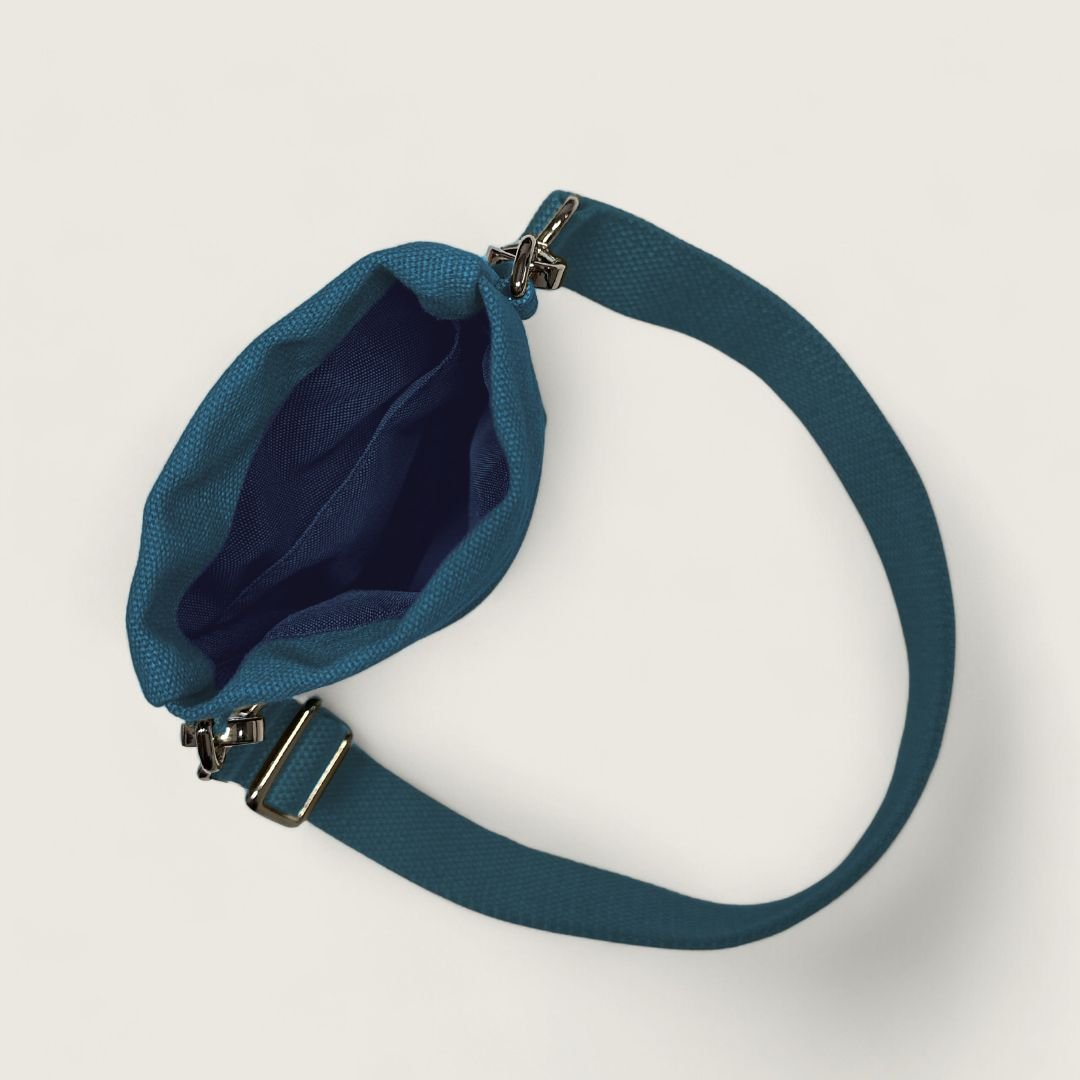 GRETJE MINI Handy Umhängetasche - Umhängetaschen - Teal - Kuratist