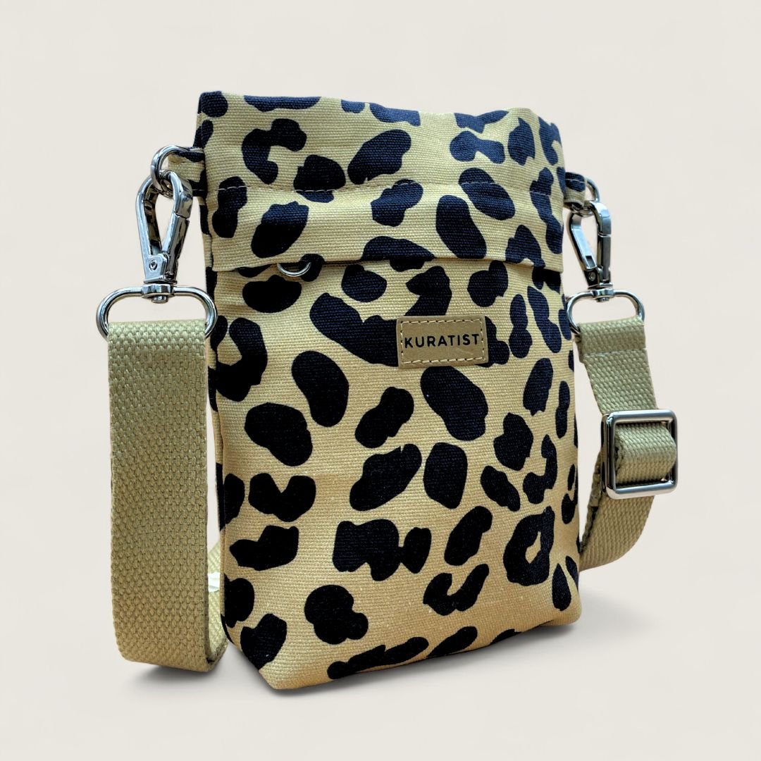 GRETJE MINI Handy Umhängetasche - Umhängetaschen - Leopard - Kuratist