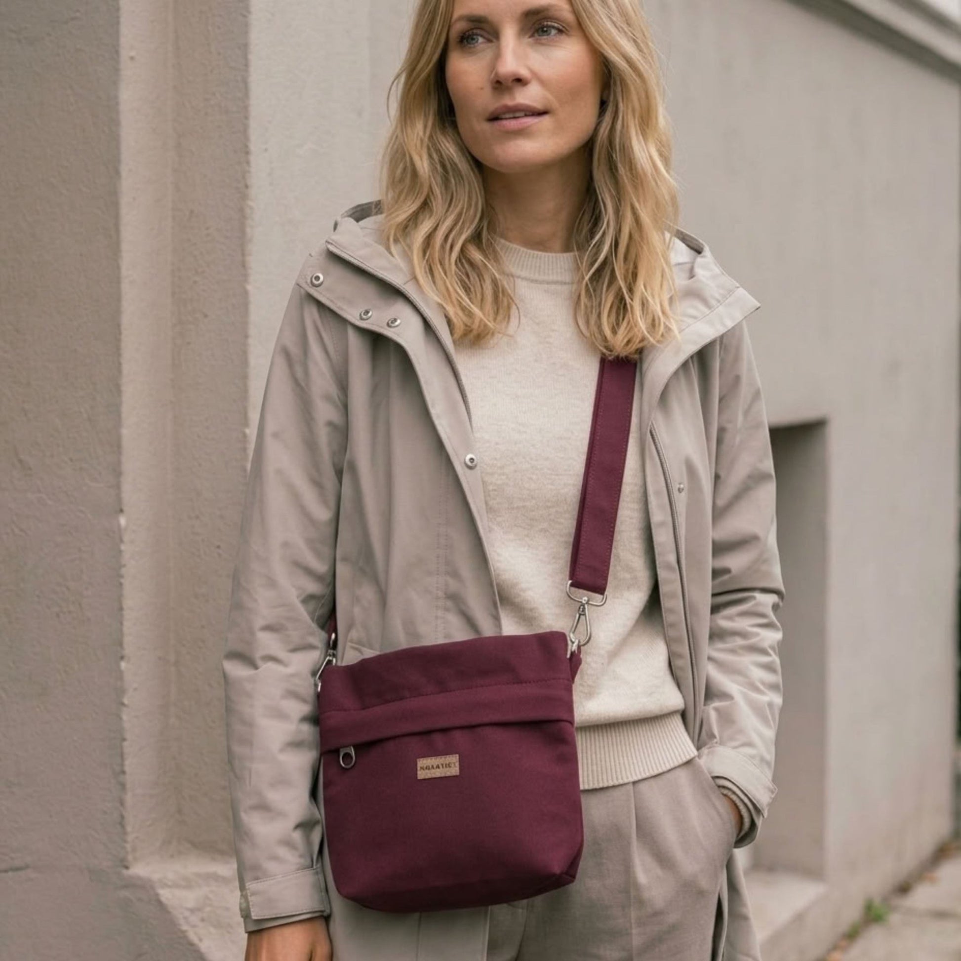 GRETJE Umhängetasche - Umhängetaschen - Burgundy - Kuratist