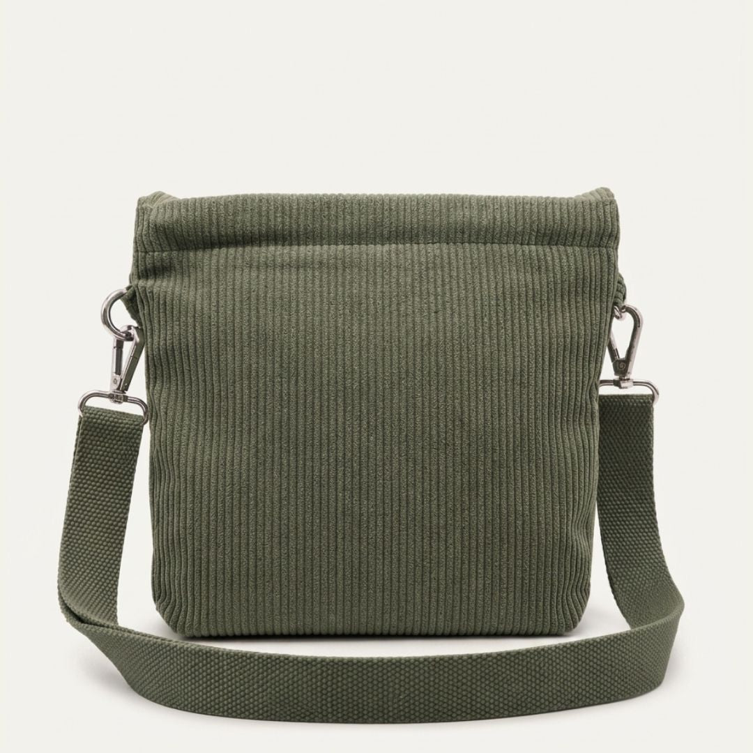 GRETJE Umhängetasche - Umhängetaschen - Cord Muted Olive - Kuratist