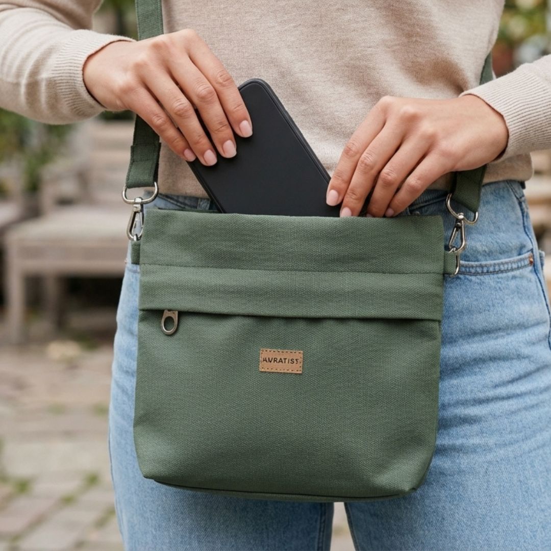 GRETJE Umhängetasche - Umhängetaschen - Pine - Kuratist