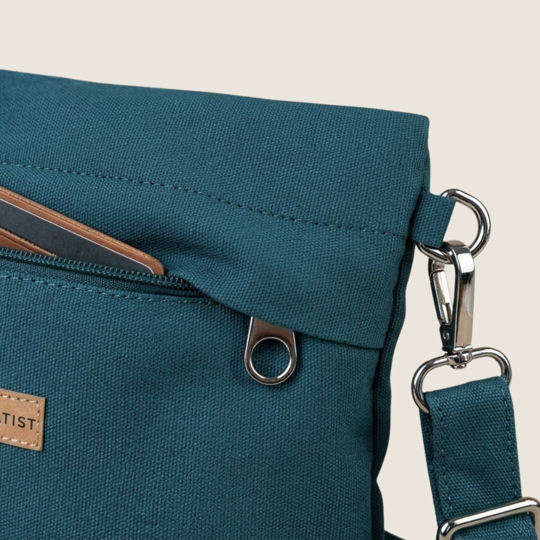GRETJE Umhängetasche - Umhängetaschen - Teal - Kuratist