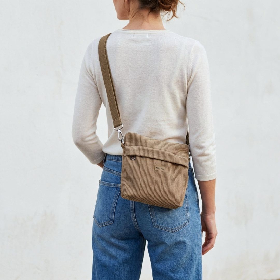 GRETJE Umhängetasche - Umhängetaschen - Cord Clay Dune - Kuratist