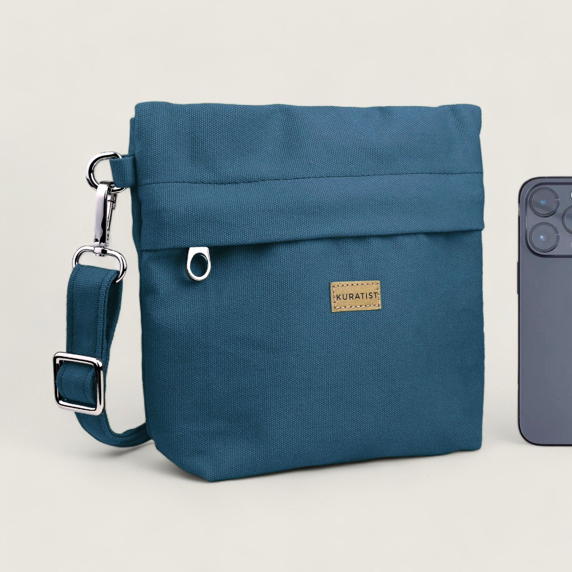 GRETJE Umhängetasche - Umhängetaschen - Teal - Kuratist
