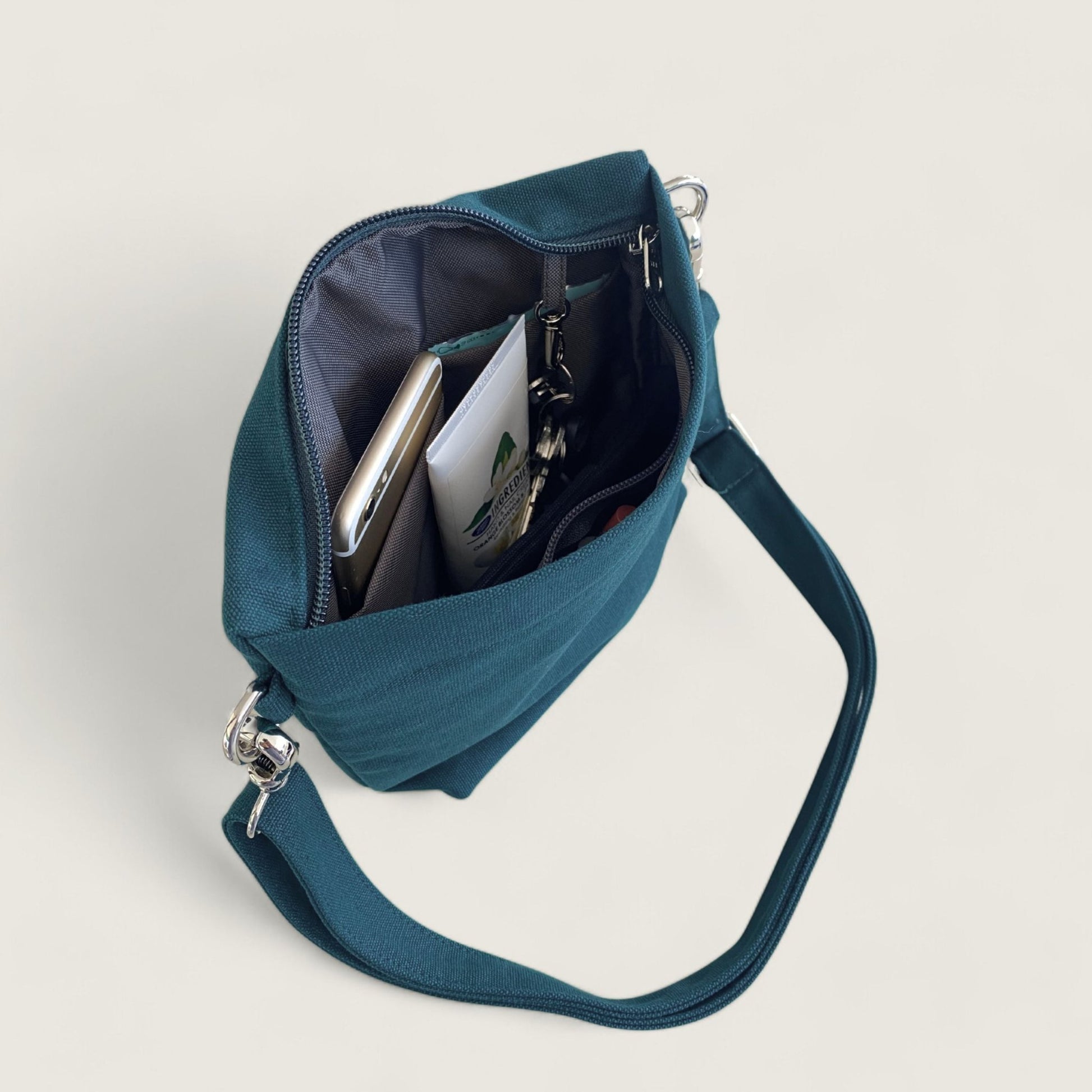 GRETJE Umhängetasche - Umhängetaschen - Teal - Kuratist