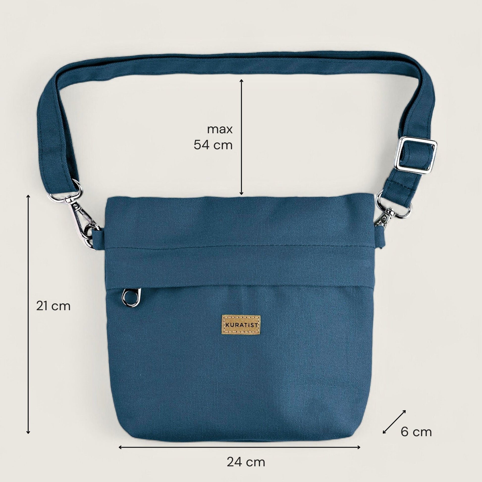 GRETJE Umhängetasche - Umhängetaschen - Teal - Kuratist
