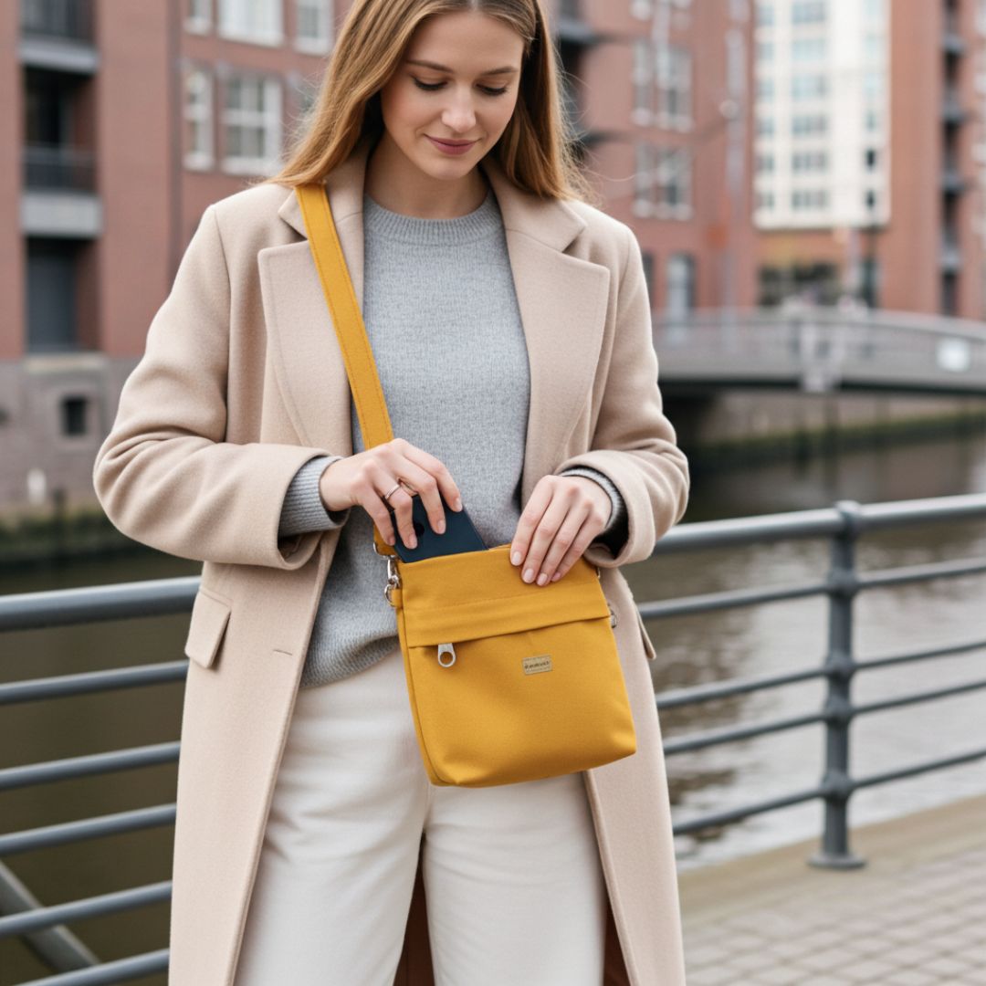 GRETJE Umhängetasche - Umhängetaschen - Curry - Kuratist