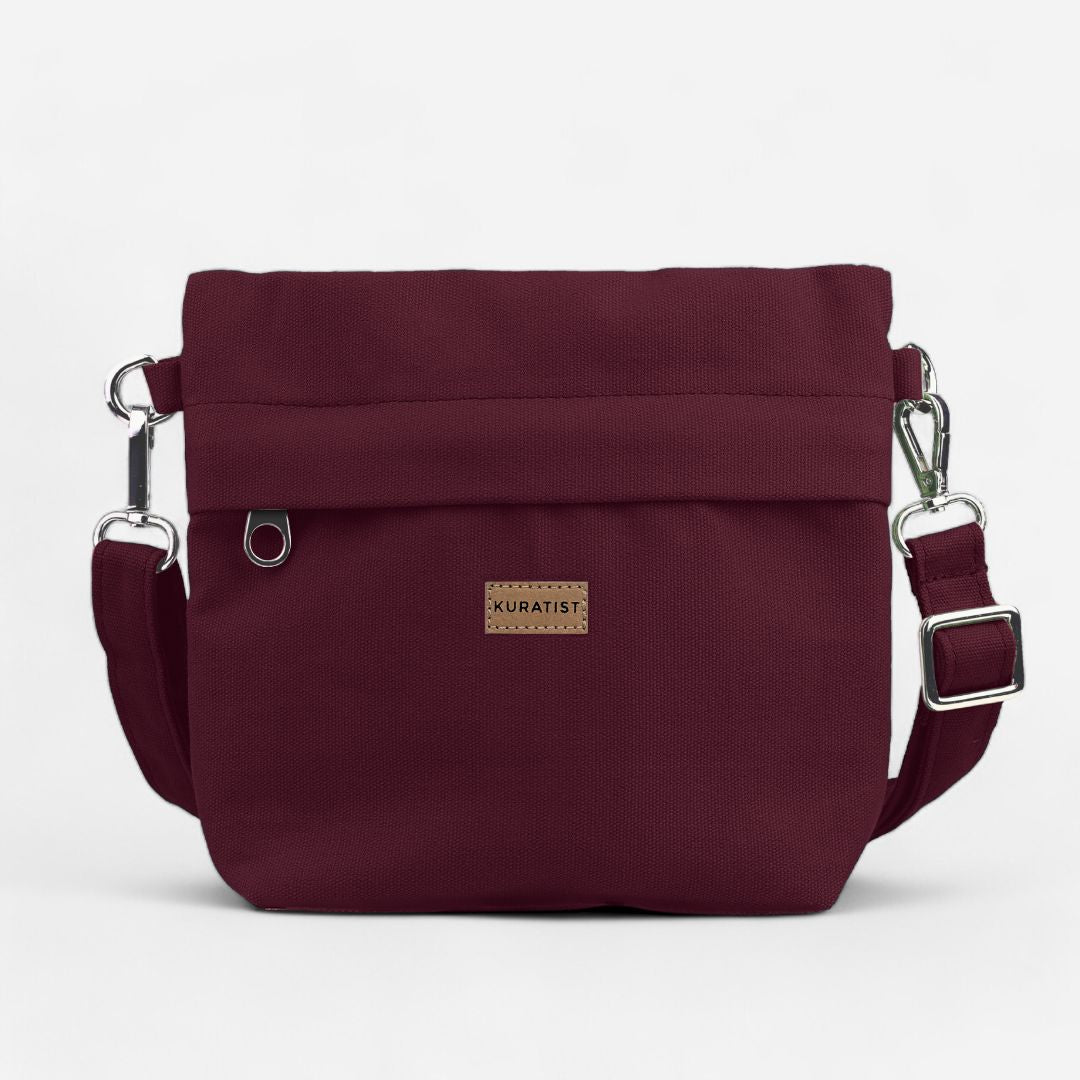 GRETJE Umhängetasche - Umhängetaschen - Burgundy - Kuratist