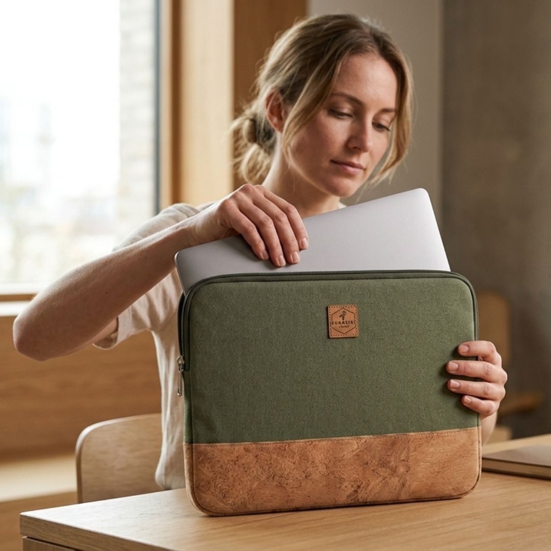 HUUS Laptoptasche - Laptoptaschen - Pine Cork - Kuratist