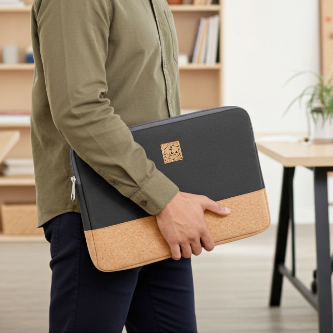 HUUS Laptoptasche - Laptoptaschen - Warm Charcoal Cork - Kuratist