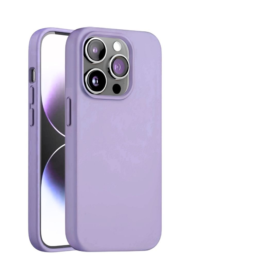 INA iPhone Silikonhülle mit MagSafe - Handyhüllen - Light Purple - Kuratist