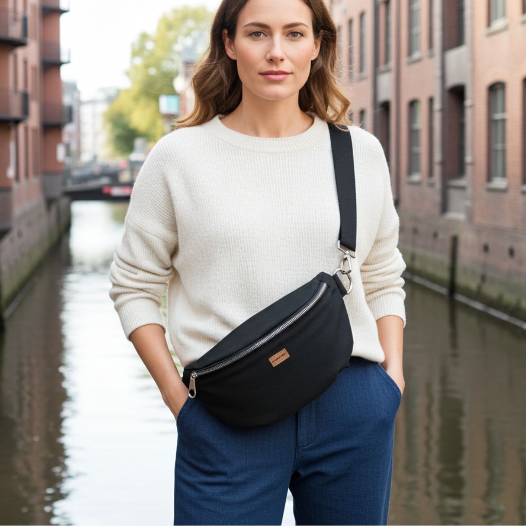 KIRA Bauchtasche - Bauchtaschen - Black - Kuratist