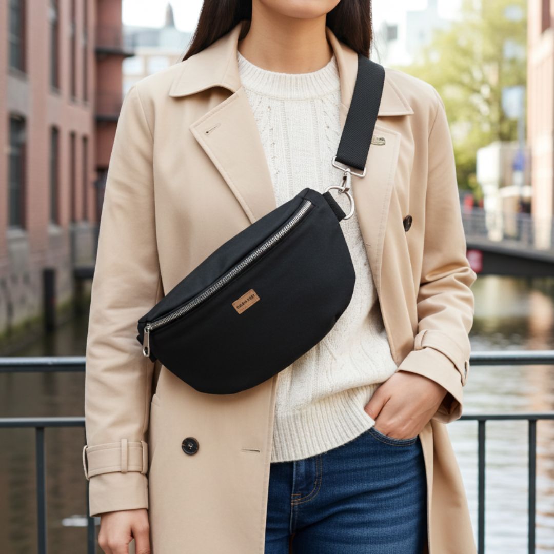 KIRA Bauchtasche - Bauchtaschen - Black - Kuratist
