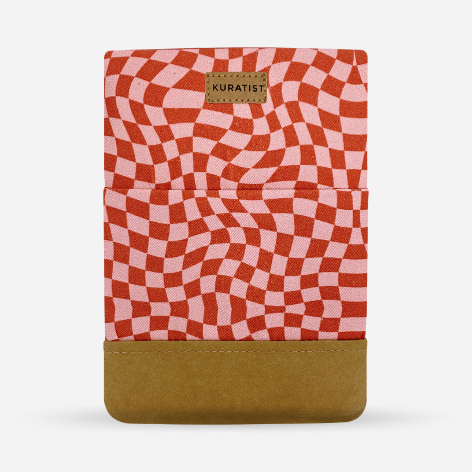 Kuratist AHOI E-Reader-Hülle Twisted Checkers Paper