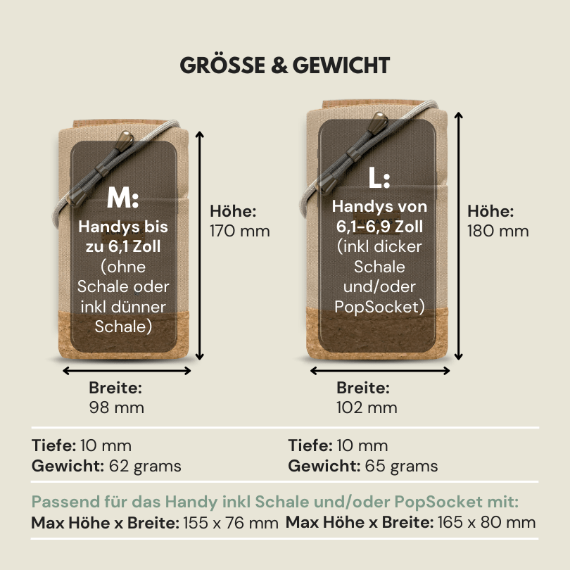 Kuratist NELA Handy Umhängetasche