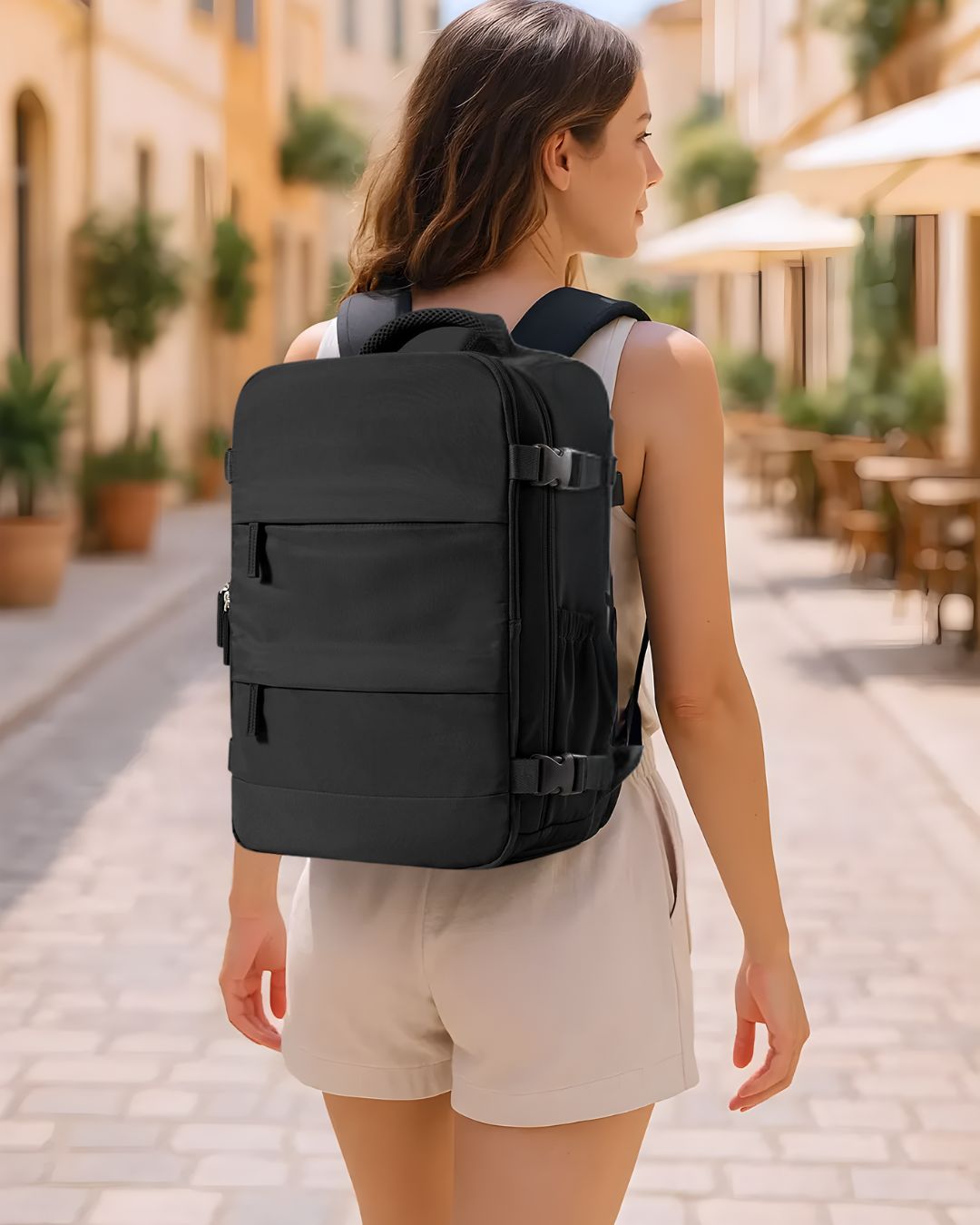 LIV Reiserucksack Handgepäck 20L - Reisetaschen - Deep Black - Kuratist