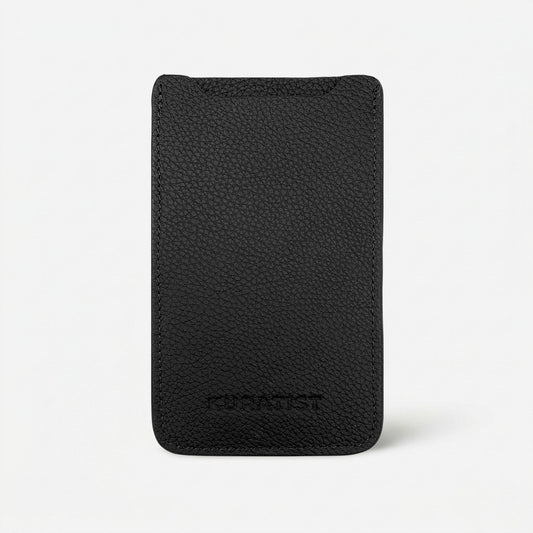 LUMI Handytasche aus Leder - Handytaschen - Black - Kuratist