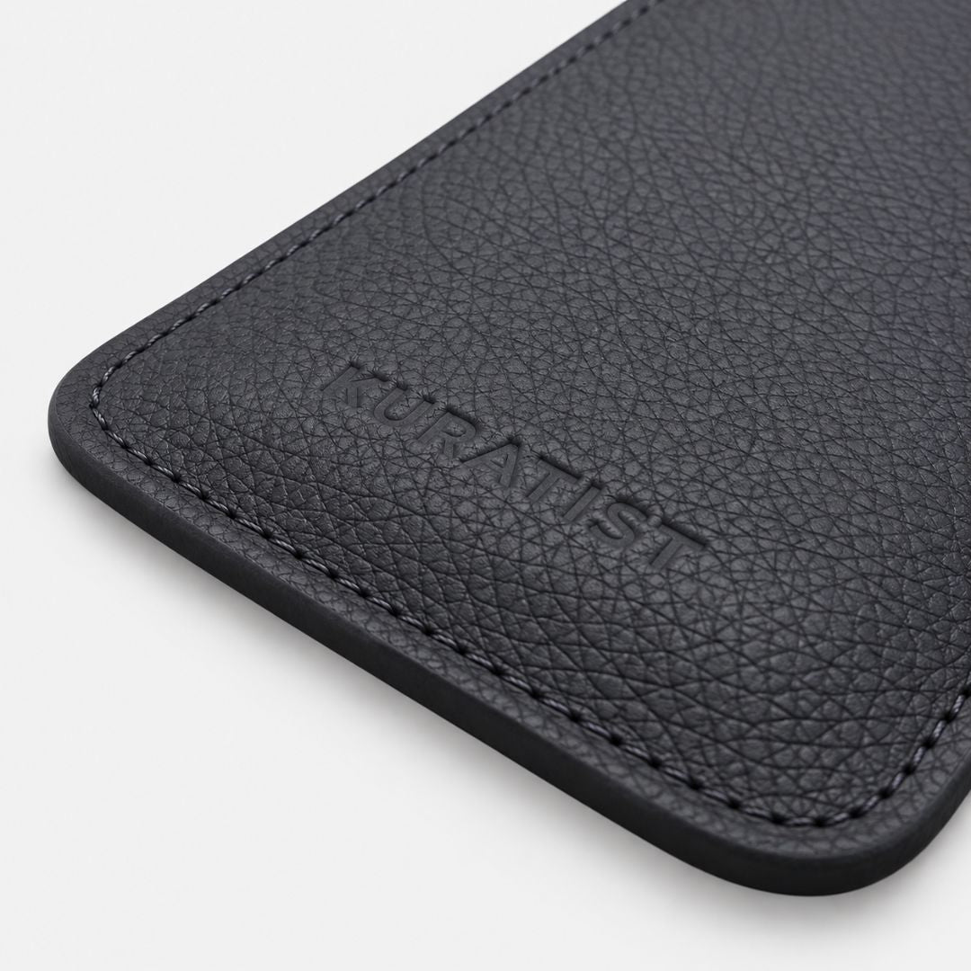 LUMI Handytasche aus Leder - Handytaschen - Black - Kuratist