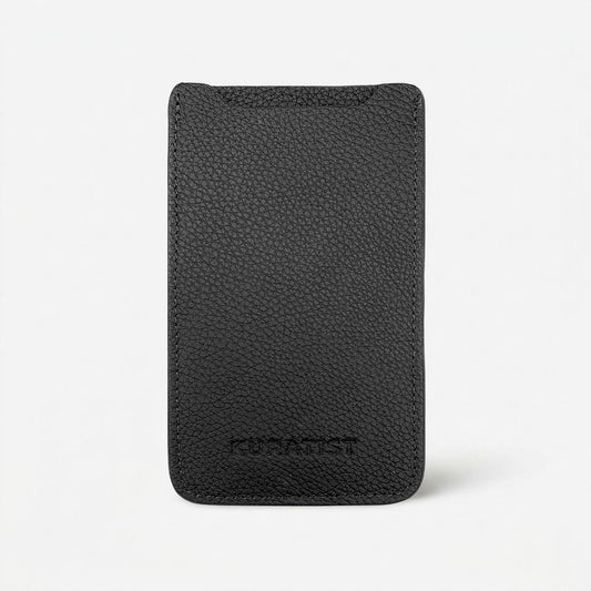 LUMI Handytasche aus Leder - Handytaschen - Black - Kuratist