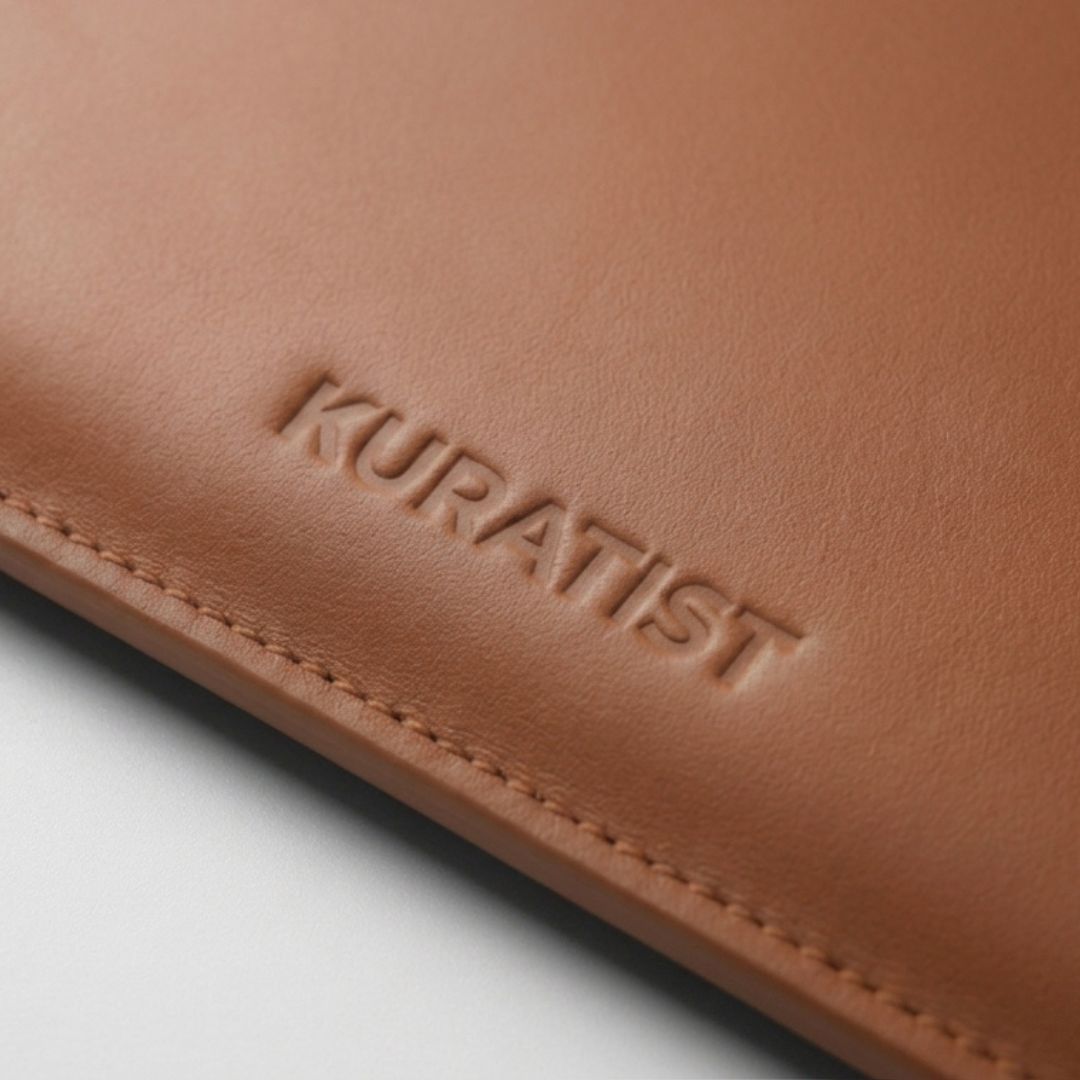 LUMI Laptop Hülle aus Leder für MacBook & Notebooks - Laptophüllen - Nappa Sienna Brown - Kuratist