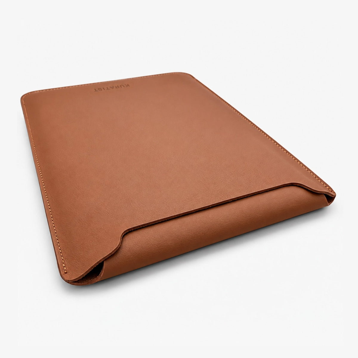 LUMI Laptophülle aus Premium Rindsleder - Laptophüllen - Nappa Sienna Brown - Kuratist