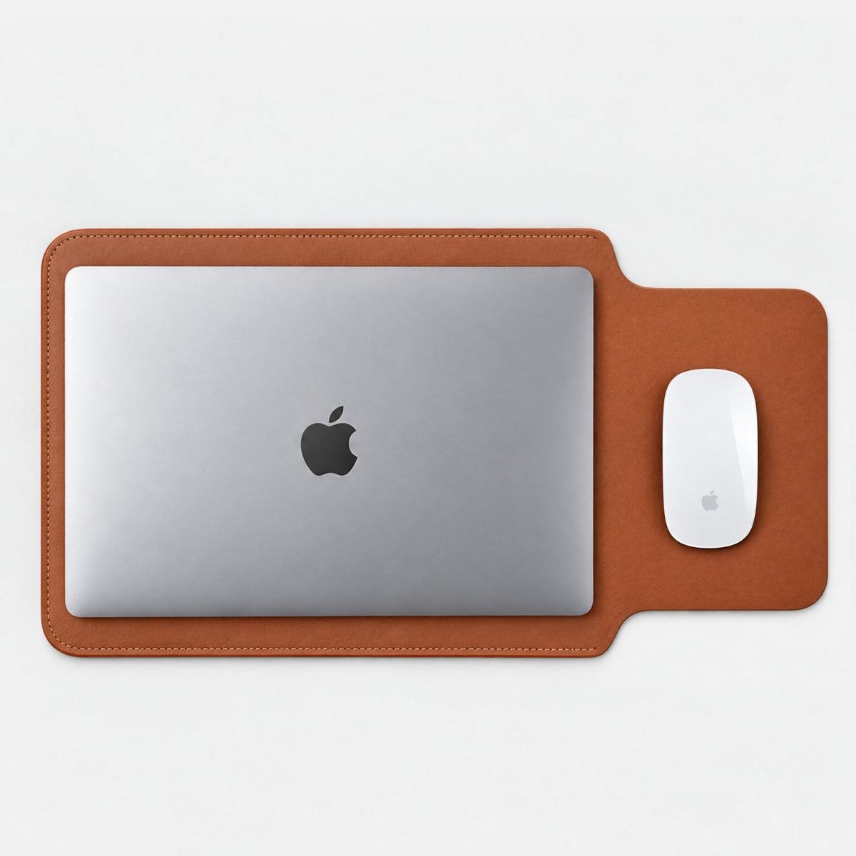 LUMI Laptophülle aus Premium Rindsleder - Laptophüllen - Nappa Sienna Brown - Kuratist