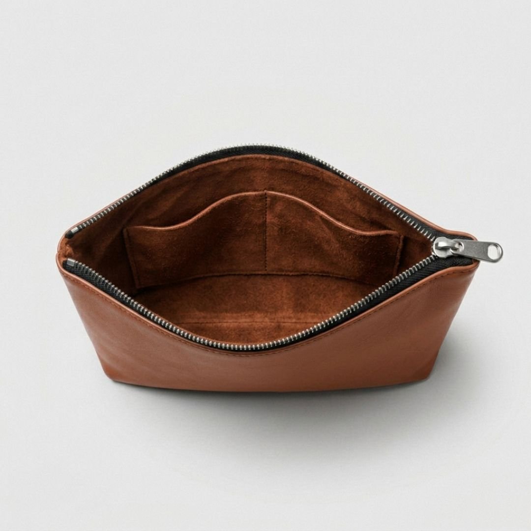 LUMI Tech-Organizer aus Leder - Zubehör Taschen - Nappa Sienna Brown - Kuratist