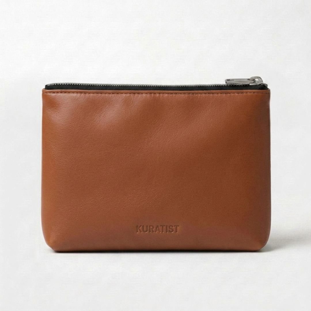 LUMI Tech-Organizer aus Leder - Zubehör Taschen - Nappa Sienna Brown - Kuratist