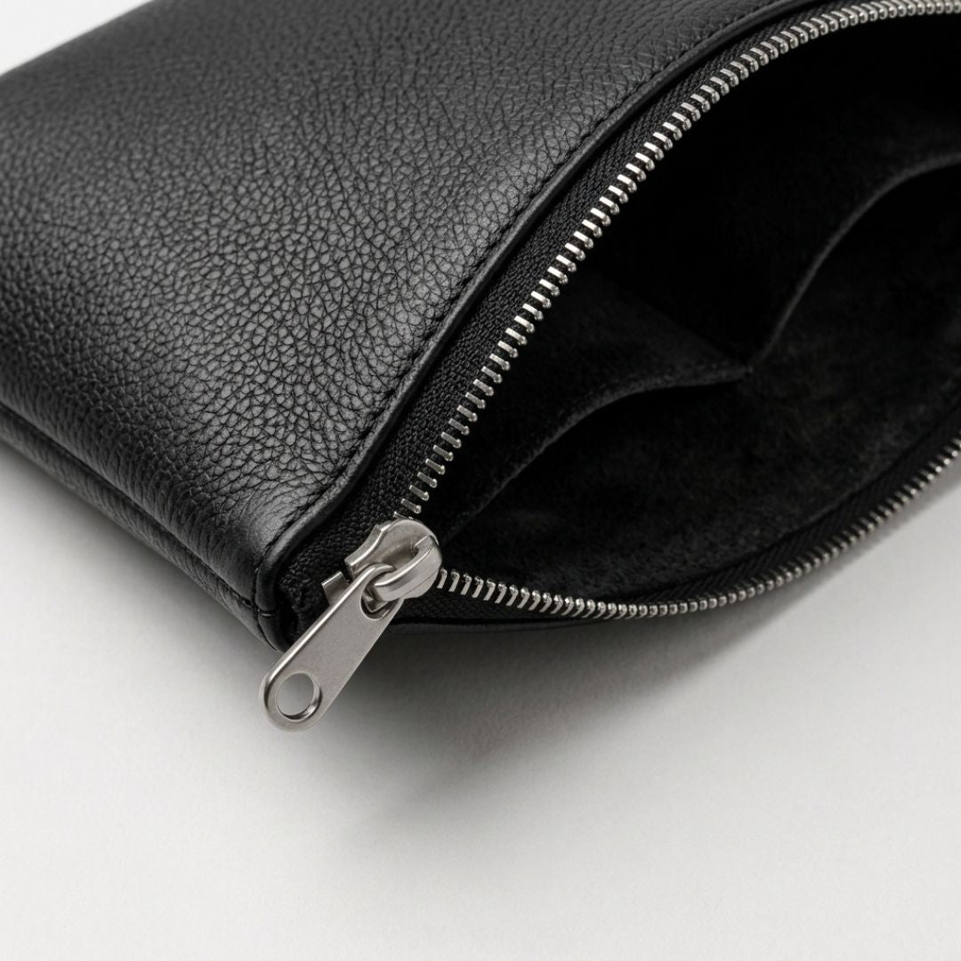 LUMI Tech-Organizer aus Leder - Zubehör Taschen - Pebbled Black - Kuratist