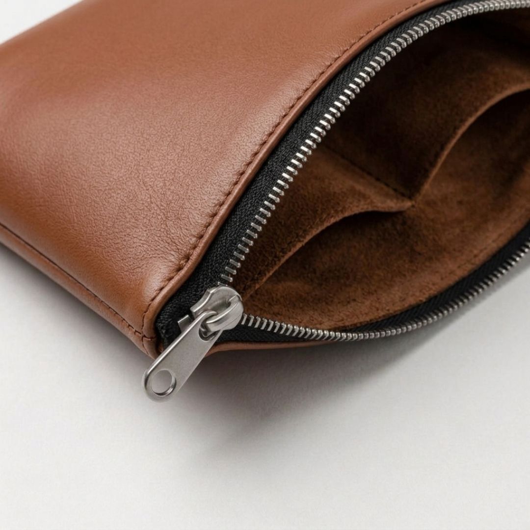 LUMI Tech-Organizer aus Leder - Zubehör Taschen - Nappa Sienna Brown - Kuratist
