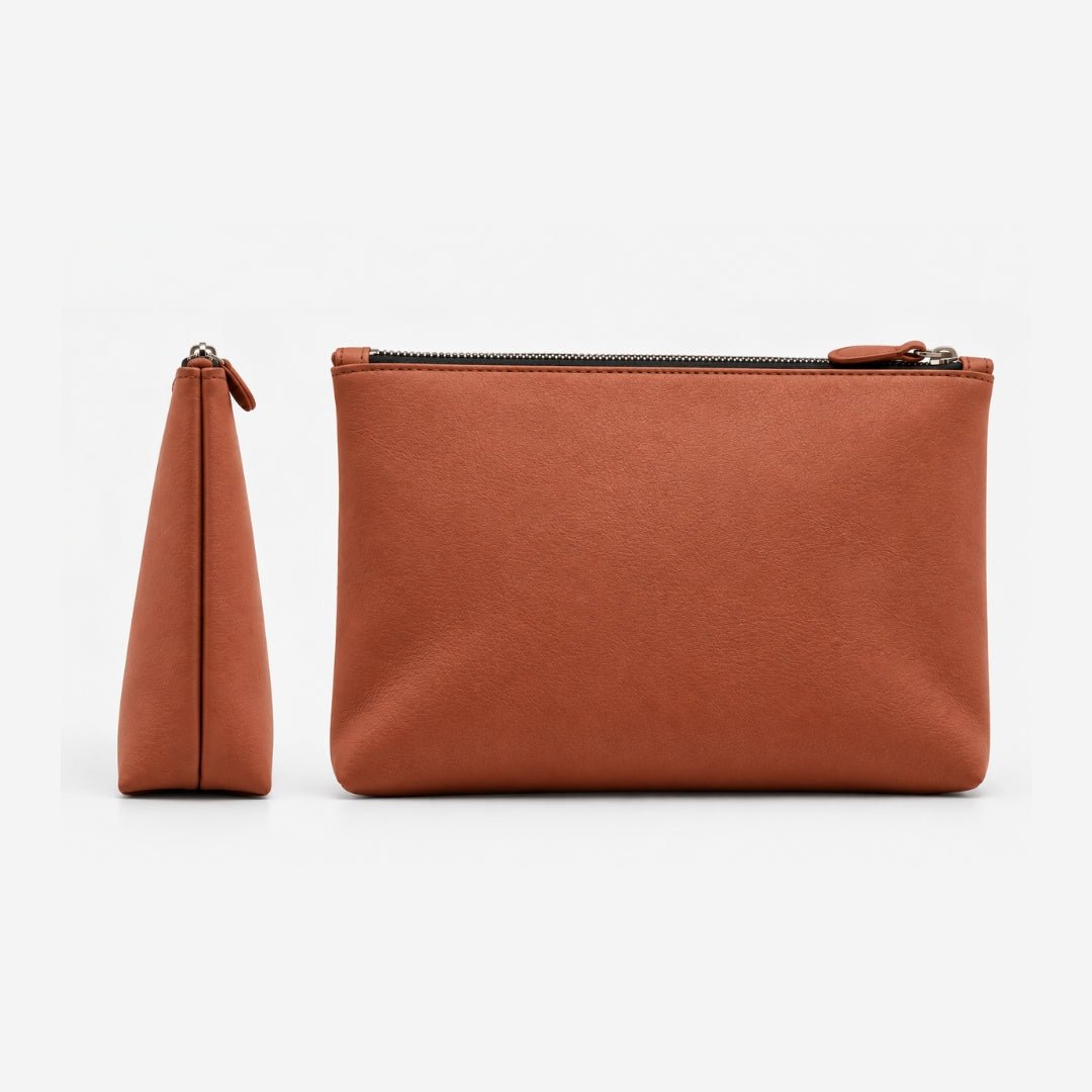 LUMI Tech-Organizer (Premium Echtleder) - Zubehör Taschen - Sienna Brown Fine Nappa - Kuratist
