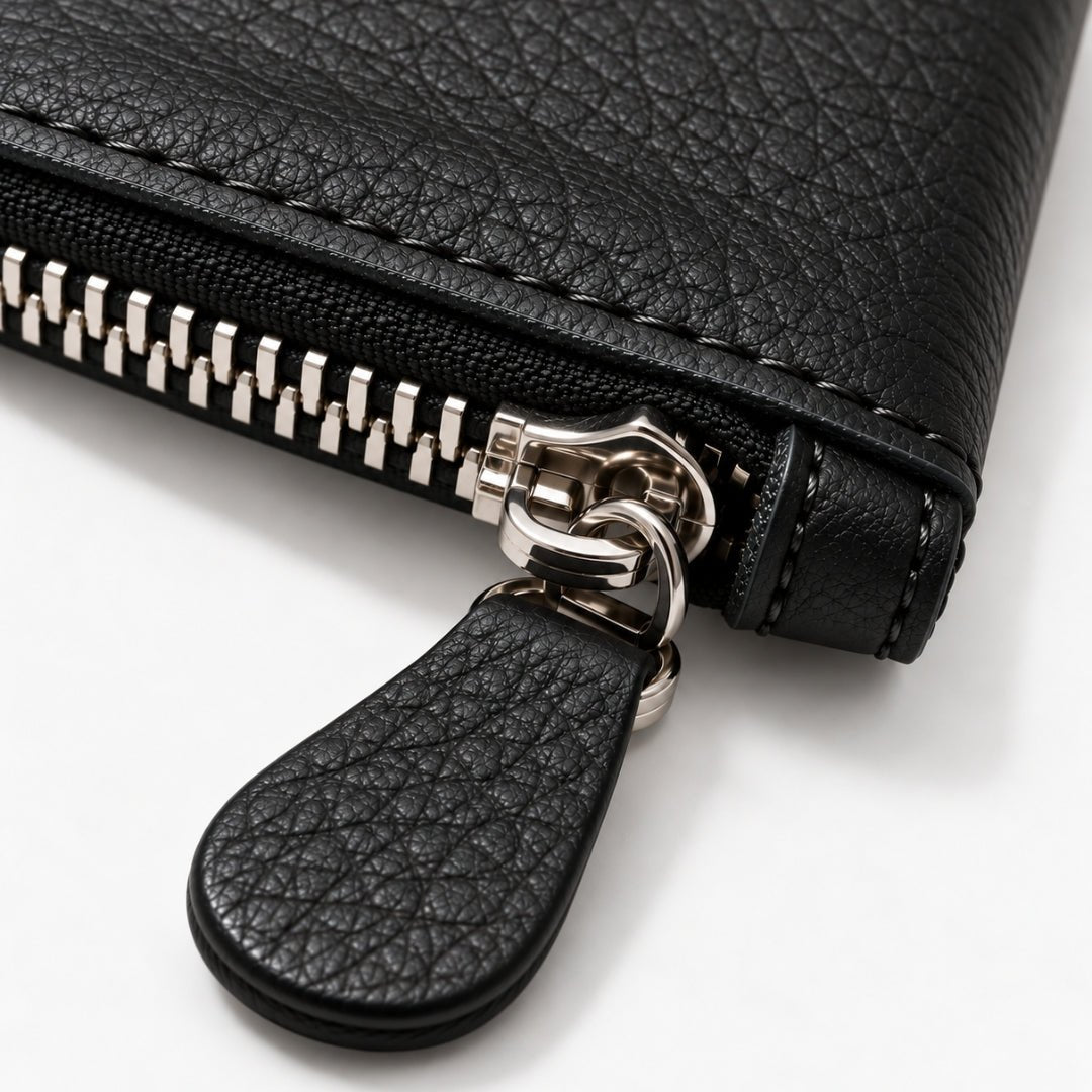 LUMI Tech-Organizer (Premium Echtleder) - Zubehör Taschen - Black Pebble Grain - Kuratist