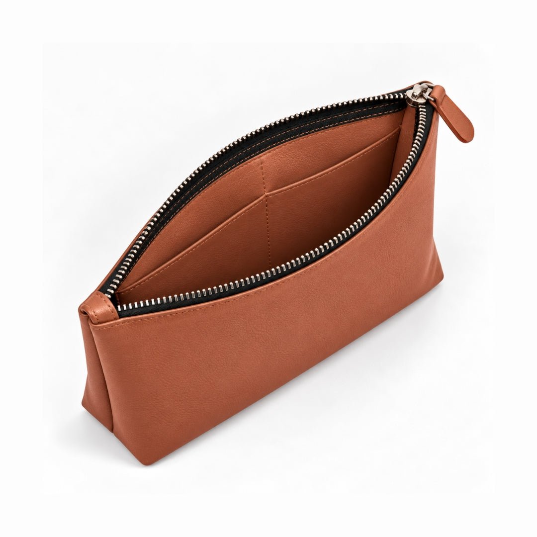 LUMI Tech-Organizer (Premium Echtleder) - Zubehör Taschen - Sienna Brown Fine Nappa - Kuratist