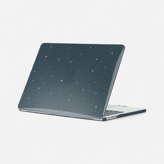 LYS Stoßfestes MacBook Bumper Case mit Kantenschutz - Laptophüllen - Glitter Black - Kuratist