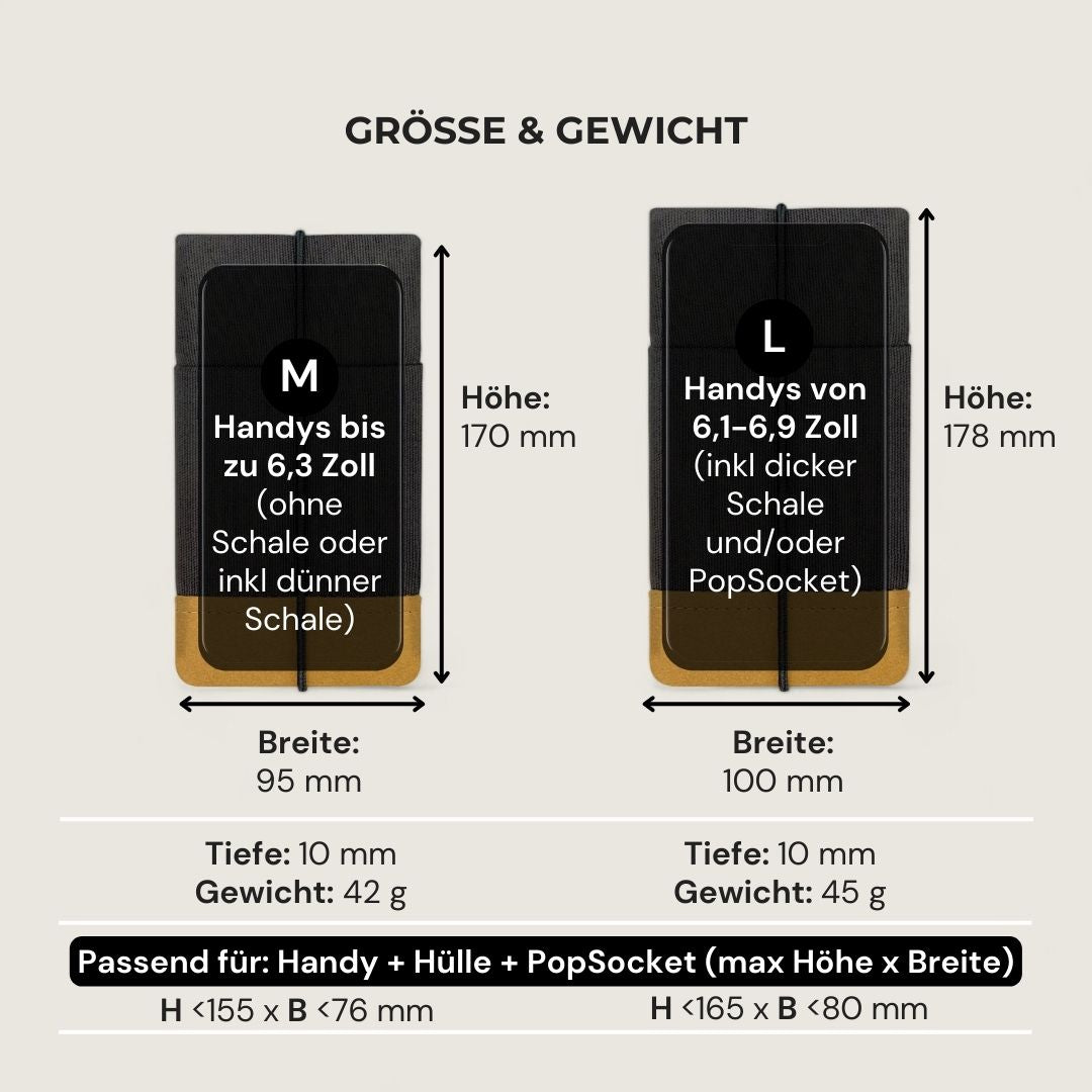 MOIN Handytasche - Handytaschen - Warm Charcoal Paper - Kuratist