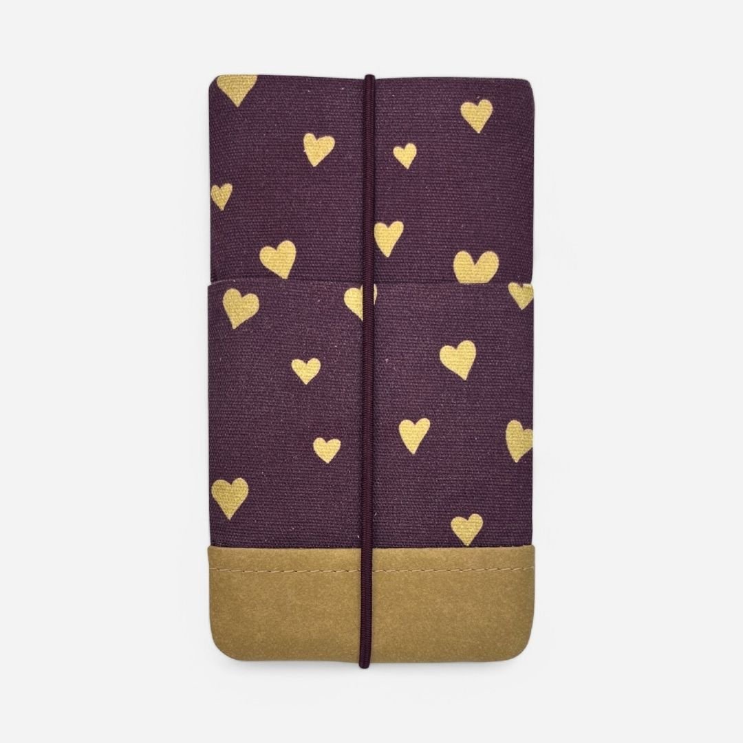 MOIN Handytasche - Handytaschen - Mocha Hearts Paper - Kuratist