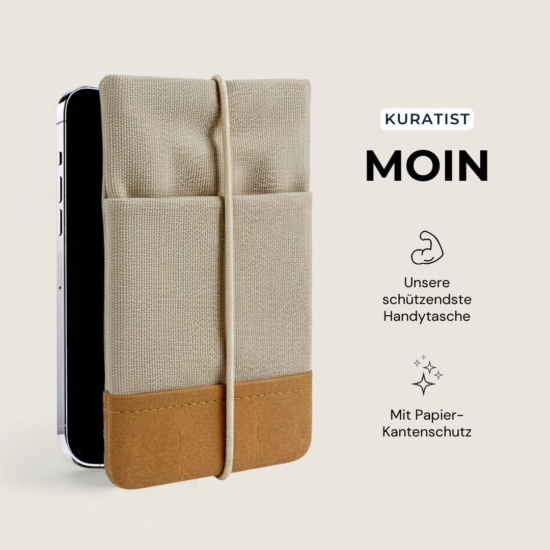 MOIN Handytasche - Handytaschen - Ecru Paper - Kuratist