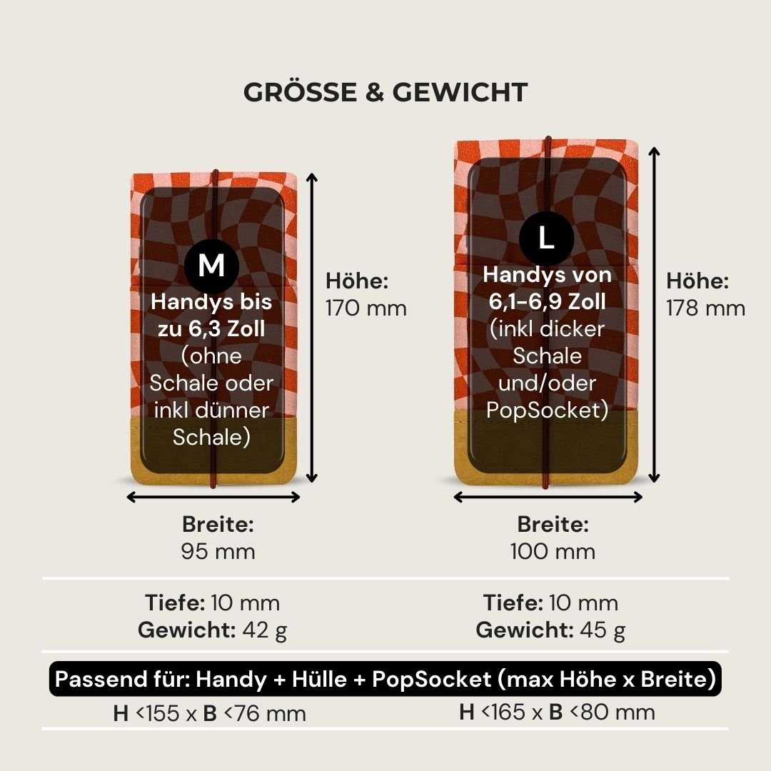 MOIN Handytasche - Handytaschen - Twisted Checkers Paper - Kuratist