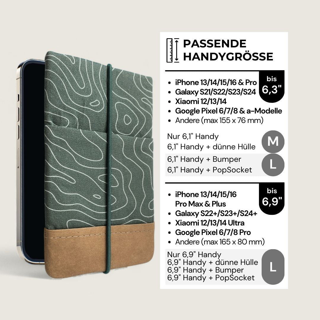 MOIN Handytasche - Handytaschen - Terrain Paper - Kuratist