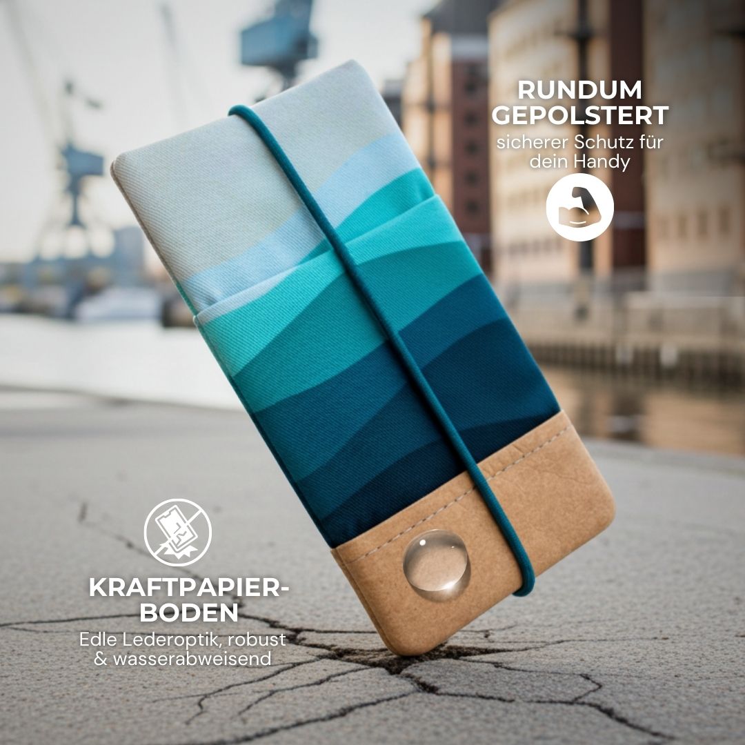 MOIN Handytasche - Handytaschen - Deep Sea Paper - Kuratist