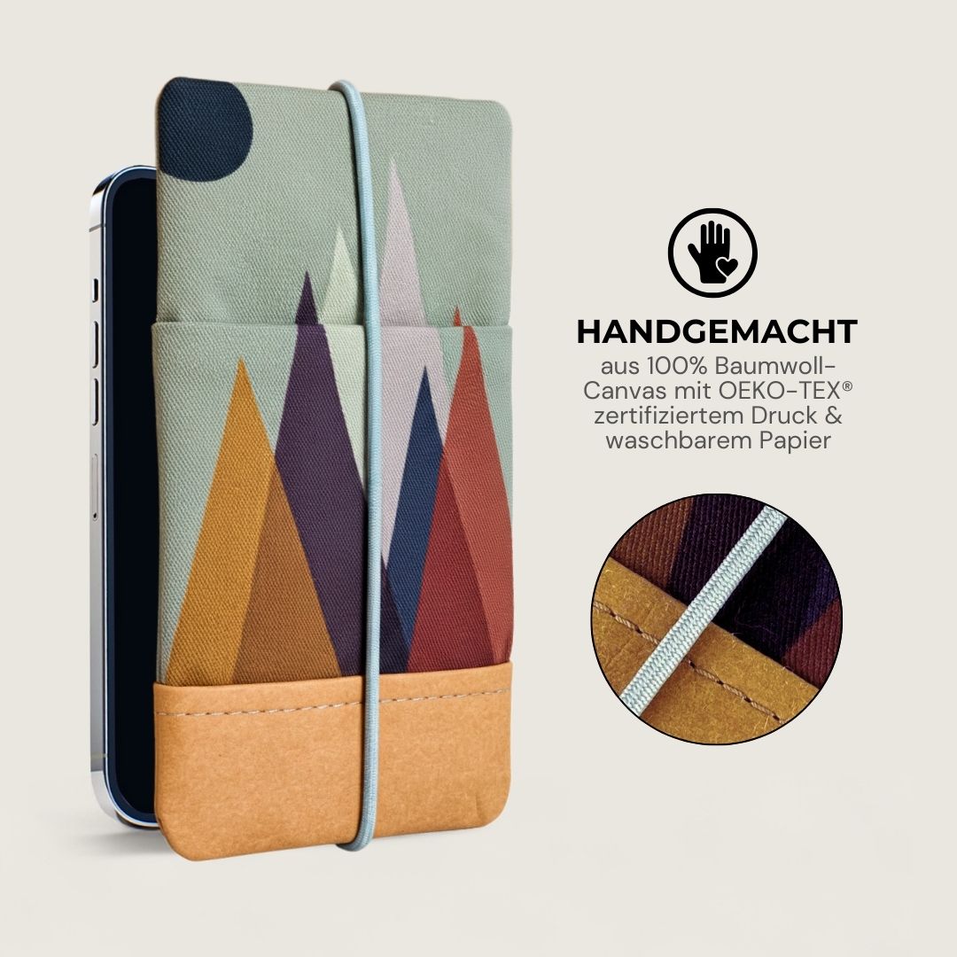 MOIN Handytasche - Handytaschen - Geo Mountains Paper - Kuratist